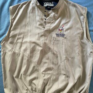 Men's  XL Wind Vest By Zero Restriction  Ronald McDonald House  Golf Classic